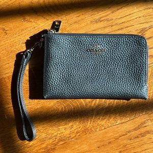 Coach Blue wristlet